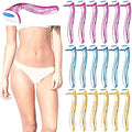 Honoson 16 Pcs Women's Disposable Bikini Razors, Sensitive Skin Shaving Kit with Protective Cover, Precision Trimmer for Beginners, Painless Hair Removal Travel & Gift Set(Rose Red, Blue, Yellow)