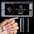 Modelones XXL Square Half Cover Nail Tips No C Curve 510pcs Fake Press Ons