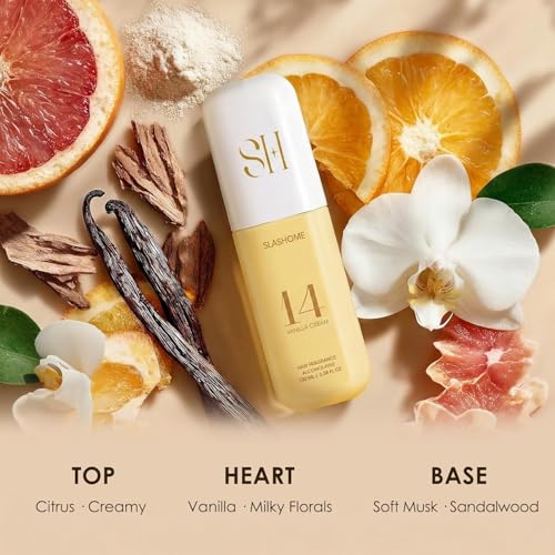 Vanilla Cream Hair & Body Mist - Alcohol-Free 100ml