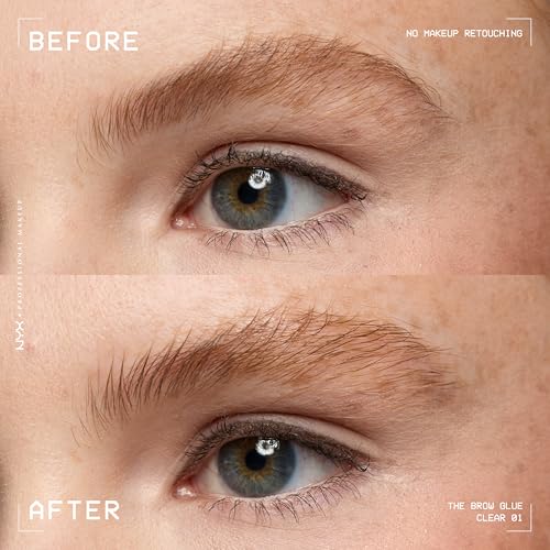 Clear Brow Gel with 16 Hour Extreme Hold - Non Sticky, Flake Resistant - 0.17 Fl Oz - Variation 01