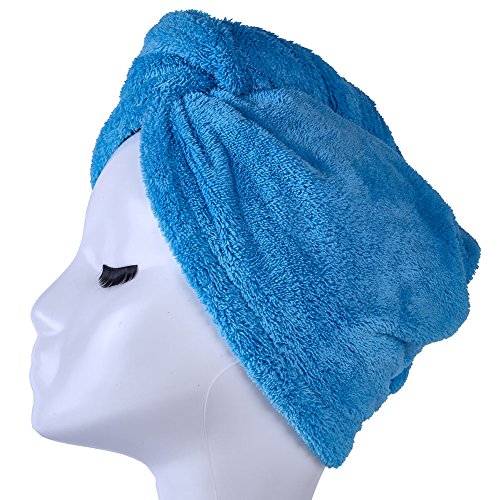 YYXR Microfiber Quick Drying Hair Towel Wrap - Super Absorbent Drastically Reduce Hair Drying Time