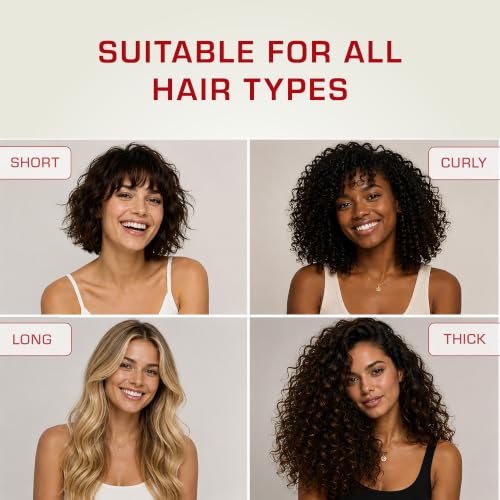 Red by Kiss Velvet Flexi Rods Heatless Curlers - 1/2" (5 Pack)