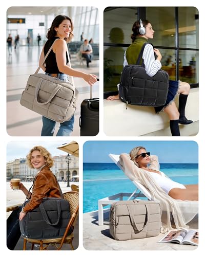 BAGSMART Gym Duffel Bag 40L Women Travel Weekender