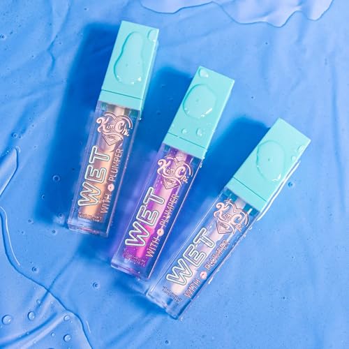 KimChiChic Beauty High Shine Wet Gloss Lip Plumping Lip Gloss, High Shine, Non-Sticky, Super Lightweight and Vegan Lip Gloss, Clear, 01 Manhattan, 5.6ml