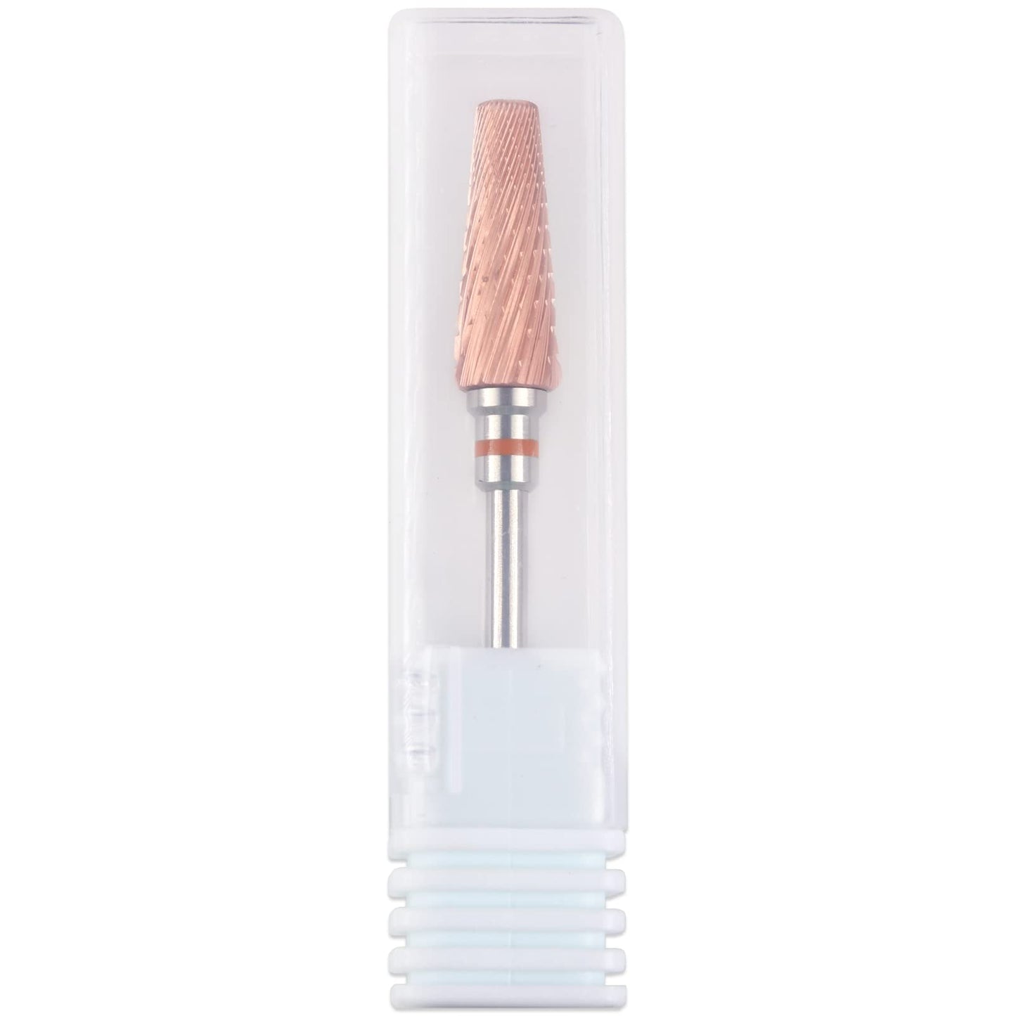 PANA 5-in-1 Pro Upgraded Multi-Function Drill Bit 3/32" Shank Size - (Rose Gold, 2X Coarse to 2X Fine) - Mix Size Tungsten Drill Bit Fast Remove Acrylic Hard Gel Nail for Manicure Pedicure