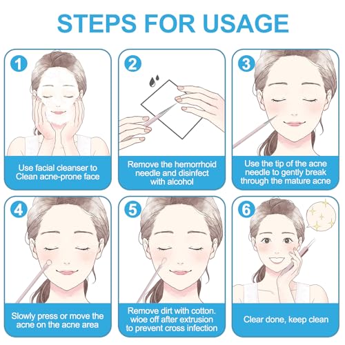 Pimple Popper Tool Kit - 9-Function Blackhead Remover (5 Piece)