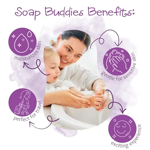 The Soap Lady Soap Buddies - Berry Bubbly - Soap-On-The-Go - 5.5oz Jar