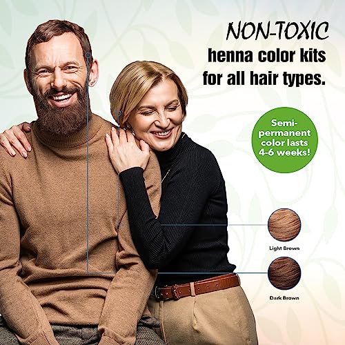 Light Mountain Henna Hair Color Dark Brown - 7 Oz