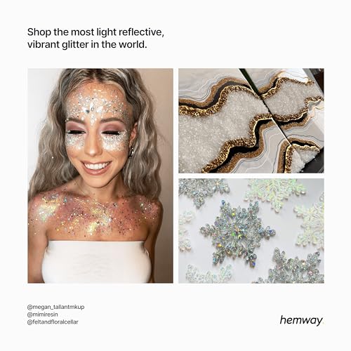 Hemway Biodegradable Mother of Pearl Glitter 3.5oz