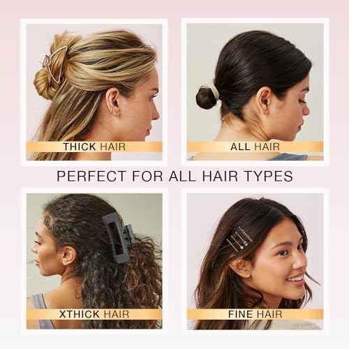 Scunci by Conair 82 Piece hair accessory kit - hair accessories for women - neutral colors- 3 stackable containers