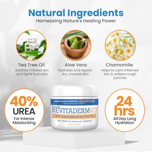 40% Urea Advanced Foot Cream Kit with Pumice Stone & Brush - 4 oz