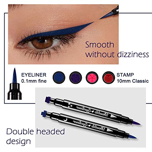 BINGBRUSH Double-Sided Liquid Eyeliner Pen with Stamp Tip