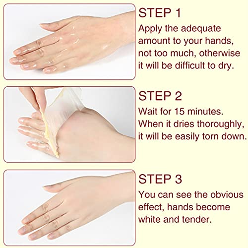 Milk & Honey Peel Off Hand Wax Mask - Moisturizing Exfoliating Hand Film (110g)