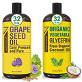Seven Minerals Pure Grapeseed Oil & Organic Vegetable Glycerin