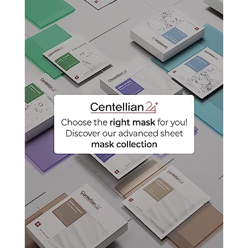 CENTELLIAN 24 Madeca Mask (Wrinkle Revitalizing, 20pc) - Face Mask Sheet for Skin Elasticity, Instant Lift with Centella Asiatica, TECA, Niacinamide, Retinal Korean Skin Care for Men Women