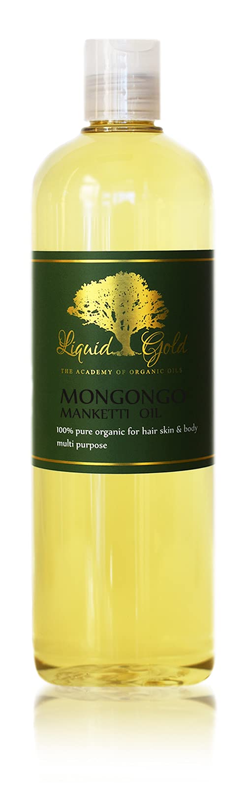 Liquid Gold inc 16 fl.oz Premium Mongongo/Manketti Oil Pure & Organic Skin Hair Nails Health