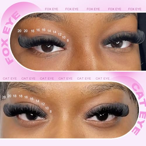 Kiromiro Fluffy Lash Clusters 8-20mm DIY Eyelash Extensions 216pcs