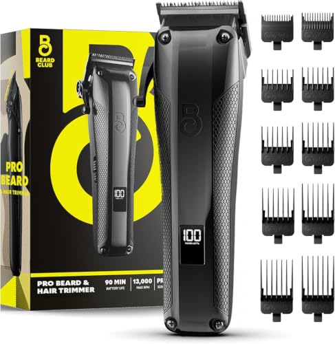 The Beard Club Pro Beard Trimmer for Men - Cordless & Rechargeable