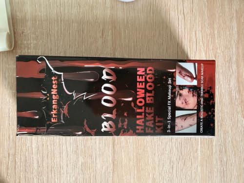 Halloween Fake Blood Kit 3-Piece Spray Gel Dripping