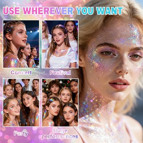 Gold Glitter Stick - Waterproof Shimmer for Face, Body & Hair
