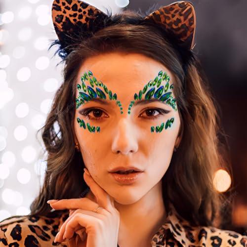 Festival Face Gems Sticker - 5-Pack Rhinestone Body Jewels