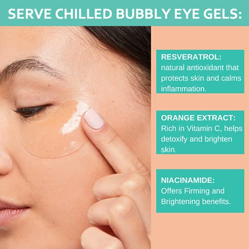 Patchology Eye Gels - Chilled Eye Patches for Puffy Eyes, Dark Circles, and Under Eye Bags - Eye Mask Skincare Great for All Skin Types - Under Eye Treatment Patches with Vitamin C - (15 Pairs)