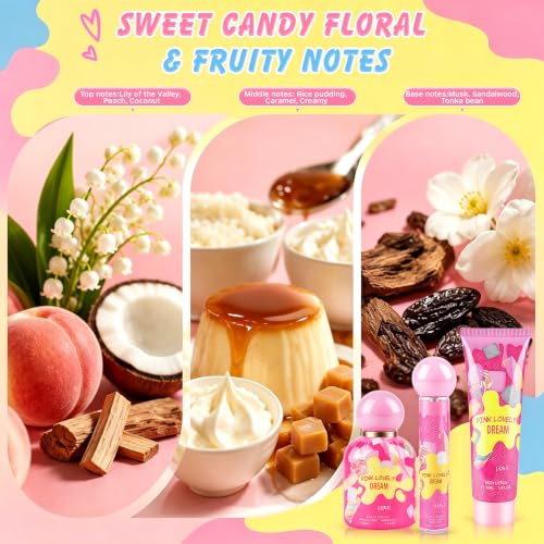 Fragrance Gift Set for Women – 50ml Perfume, Lotion & Travel Mini