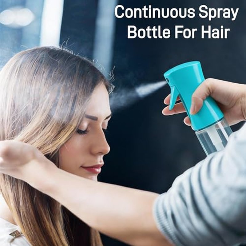 2 Pack Continuous Spray Bottle - Fine Mist Hair & Plants 6.8oz