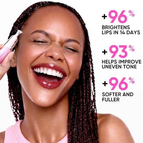 SKINTIFIC Brightening Lip Serum, Hydrating, Plumping & Glossing