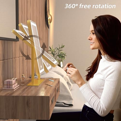 LED Vanity Mirror with Lights 13.1"x16.7" Dimmable