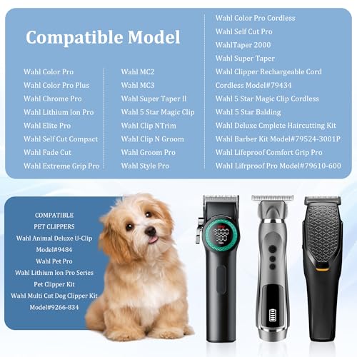 Wahl Clipper Guards 4-Pack 1.25"-2" Replacement - Premium PP Material