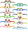 12-Pack Cartoon Theme Story Glasses for Parties & Dress Up