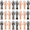 12 Sheets Henna Stencil Kit Arm Hand Henna Tattoo Template Temporary Indian Arabian Glitter Airbrush Tattoo Stickers