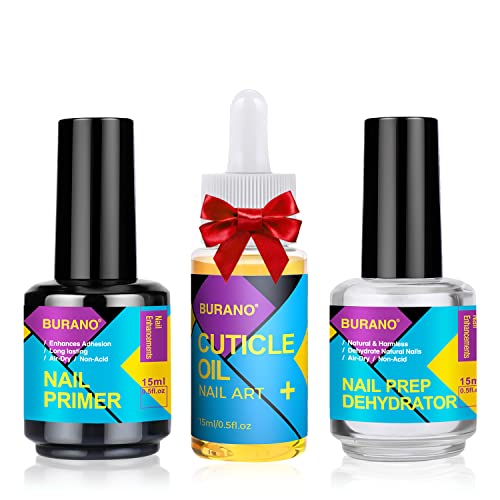 BURANO Nail Gel Prep Dehydrator & Primer 0.5oz