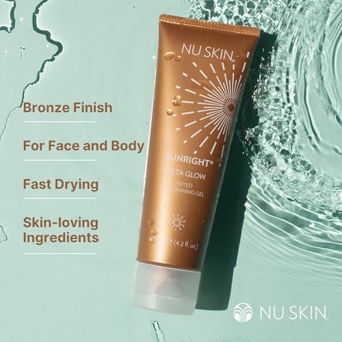 Nu Skin Sunright Self Tanner Gel - 4.2 oz Fast-Drying Streak-Free