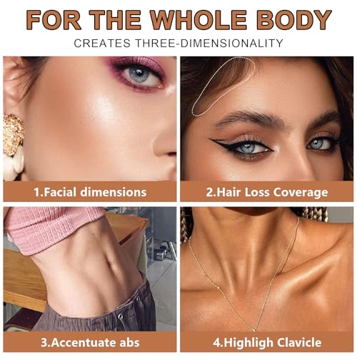 6-Color Cream Contour Stick Makeup Kit with Highlighter & Bronzer