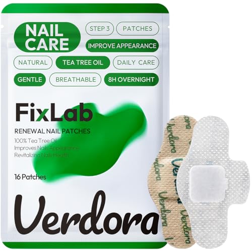 VERDORA FIXLAB Extra Strength Nail Patches with Tea Tree Oil - 16 Pack