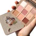 Grospe 9-Color Eyeshadow Palette - Matte, Shimmer & Glitter