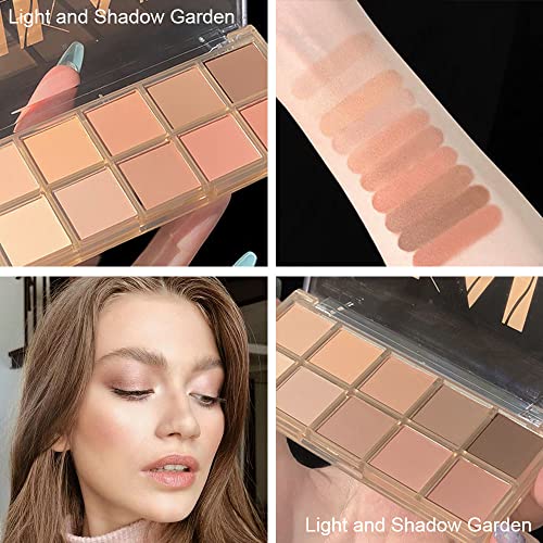 CAKAILA 10-Color Nude Eyeshadow Palette - Matte & Shimmer