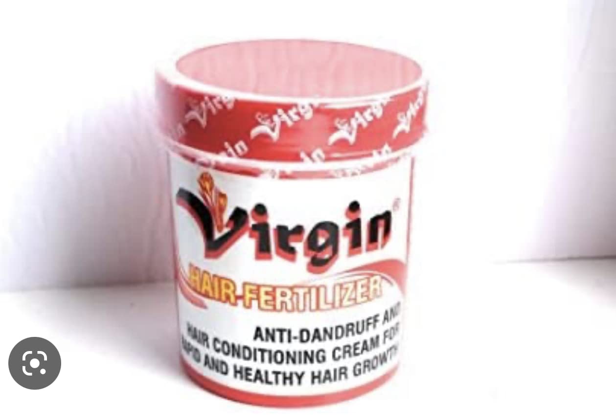 Virgin Hair Fertilizer Jar 200g Anti Dandruff And Conditioning Cream For Rapid And Healthy Hair Growth