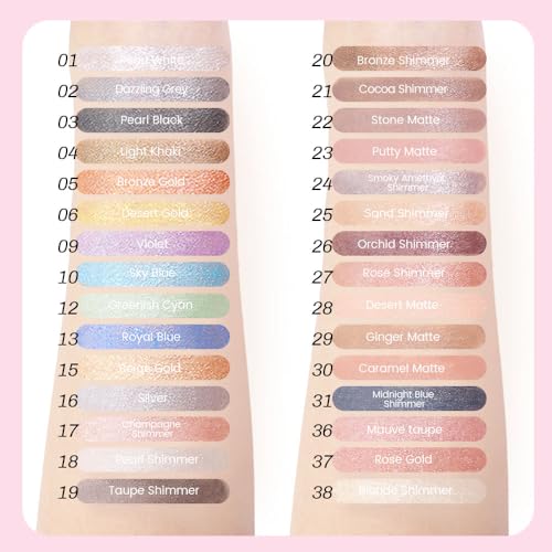 Kaely 2in1 Eyeshadow Sticks - 30 Colors, Waterproof Pigmented Cream
