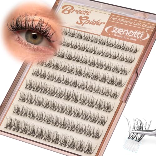 Self-Adhesive Wispy Eyelash Clusters - DD Curl 10-16mm by Zenotti