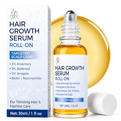 Nexkayee Hair Growth Serum Roll-On with Rosemary Oil - 30ml