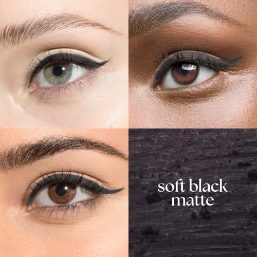 Julep When Pencil Met Gel Eyeliner Waterproof Soft Black Matte – Precision, Long-Lasting
