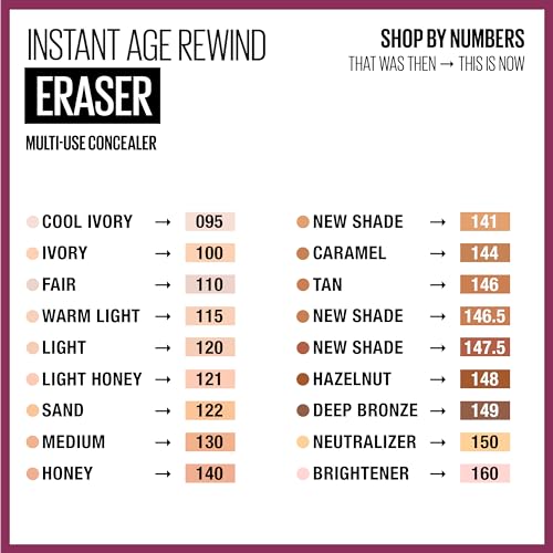 Maybelline Instant Age Rewind Eraser Dark Circles Concealer 0.2 Fl Oz - Pack of 1