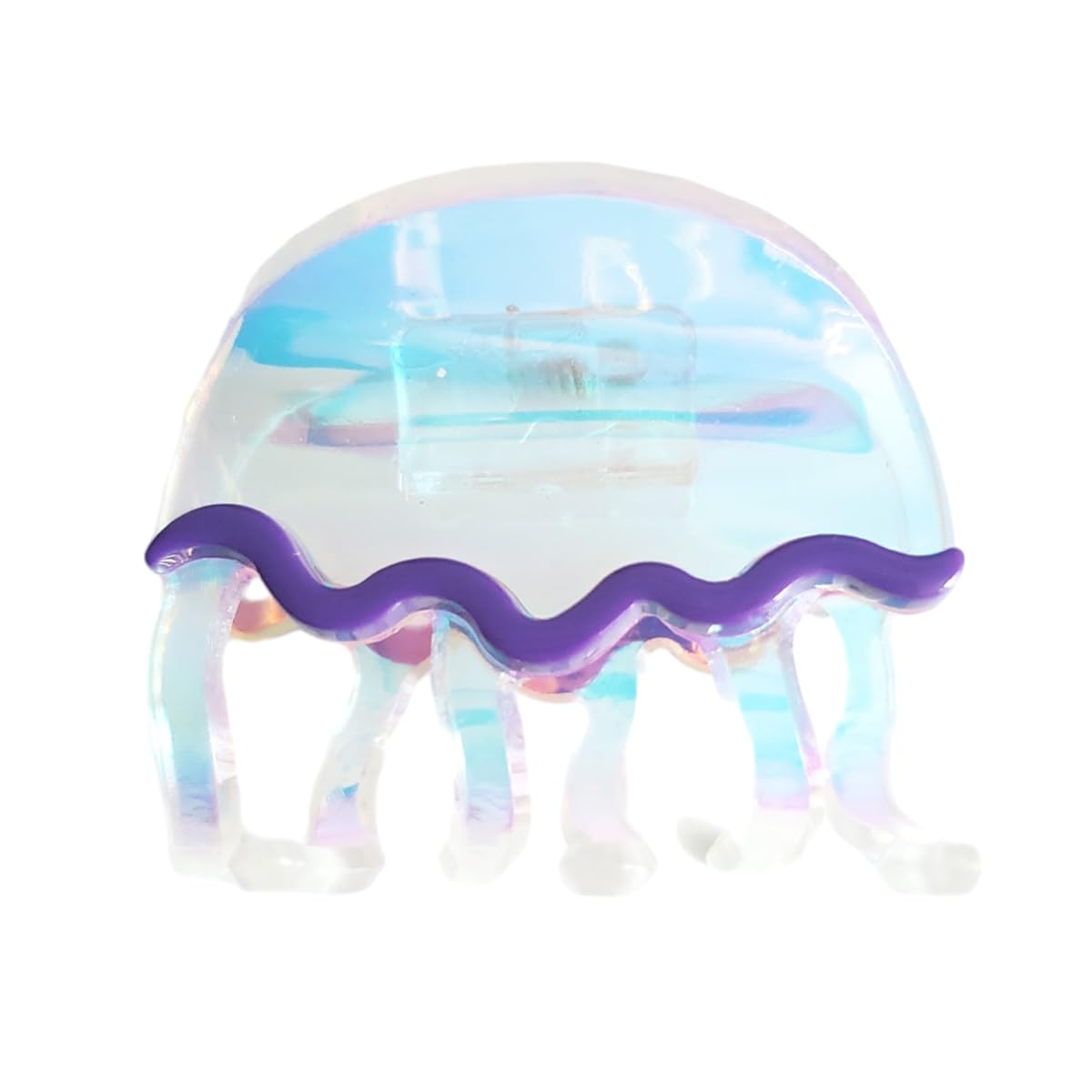 Jellyfish Hair Clip,Cellulose Acetate Hair Clips,Small Claw Clips for Women,Hair Accessories