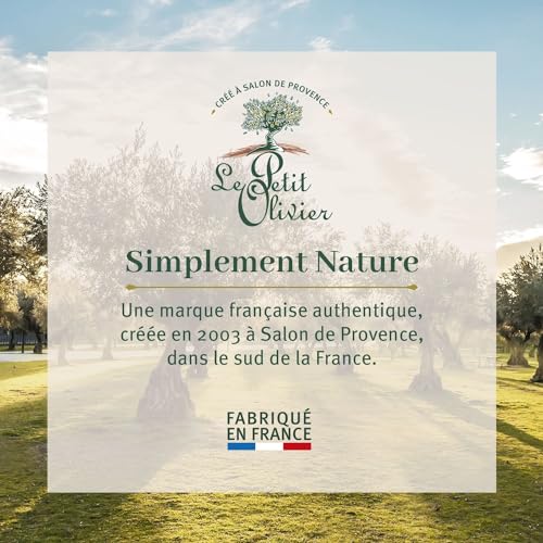 Le Petit Olivier Olive Oil Hand Cream 2.5 Oz - Moisturizing & Soothing, Enriched with Glycerin & Shea Butter