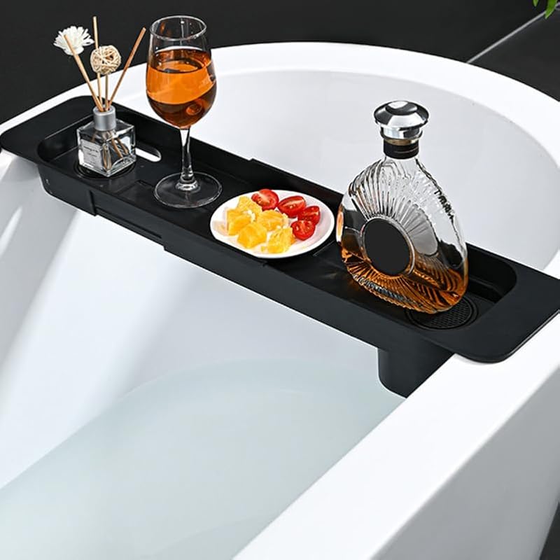Telescopic Bathtub Tray with Anti-Slip Design - Expandable to 22.44in