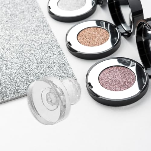Cosmetic Powder Pressing Tool 1.18In Compact Eyeshadow Blusher Highlighter Makeup Repair Stamp Mold for Versatile Powder Cosmetics