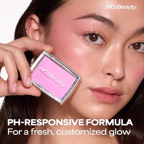 MCoBeauty Glow Up pH Activated Powder Blush - Custom Red Shade